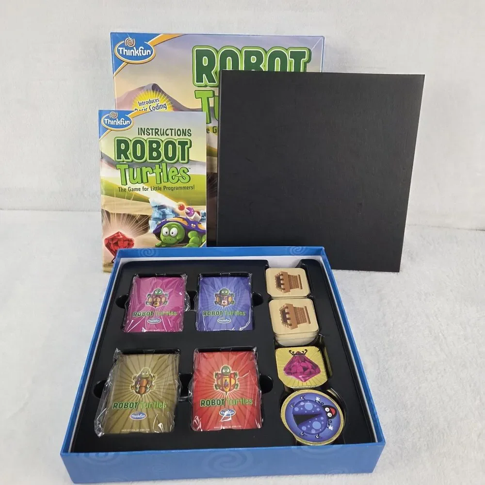 Robot Turtles Board Game By Thinkfun for Little Programmers Preschool Coding